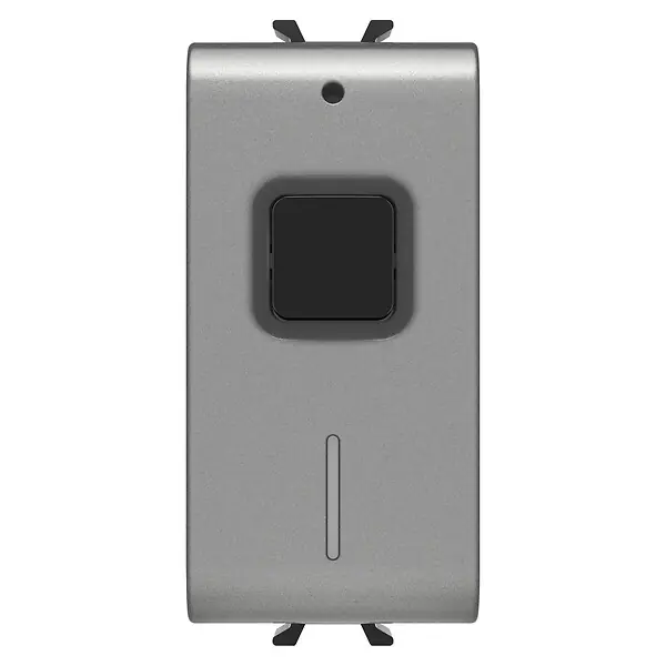 Interrupteur connecté ChoruSmart avec compteur d‘énergie finition Titane - 1 module - GEWISS - GW14826 Achetez Aujourd'hui