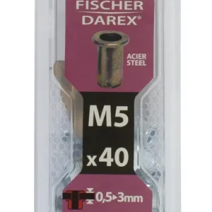Affaire À Saisir Écrous à sertir tête plate M5 - FISCHER DAREX