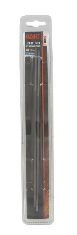 2 limes rondes 3,5 mm .050 1/4 OZAKI Vente Directe