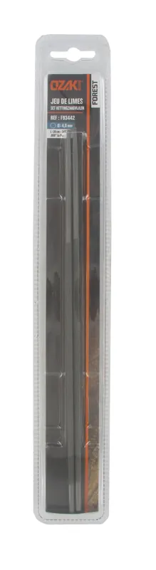 Prix Choc 2 limes rondes 4,0 mm .050 3/8" OZAKI