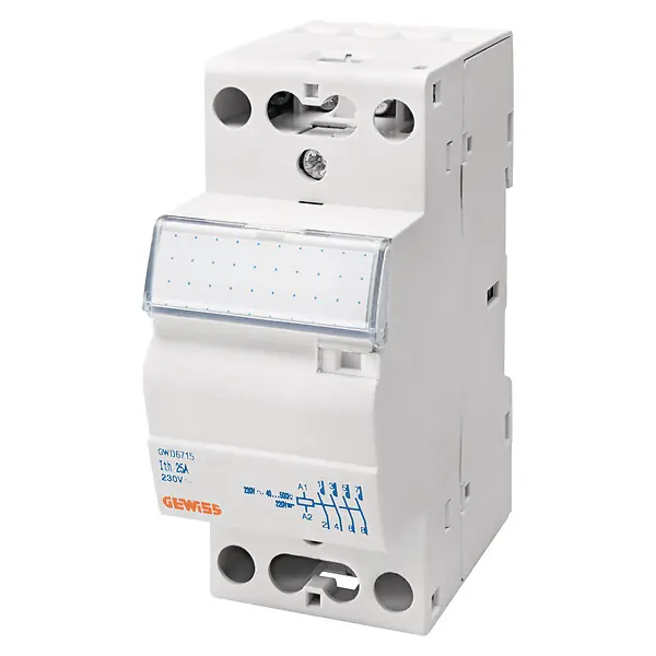 Seulement Aujourd'hui Contacteur CTR modulaire 20 A 3NO 230 V 2 modules - GEWISS - GWD6708