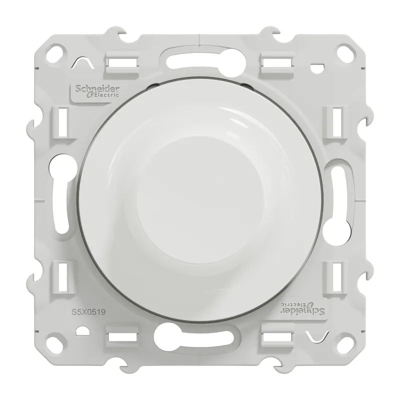 Variateur de lumière rotatif blanc - Odace 2011 SCHNEIDER ELECTRIC Vente Directe