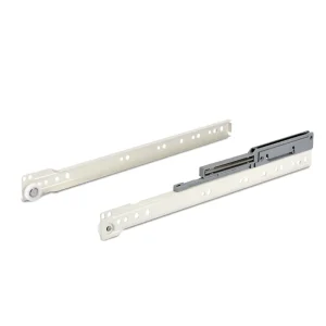 Achat Immédiat Coulisses avec amortisseur pour tiroir 25 kg blanc longueur 400 mm par 2 CIME