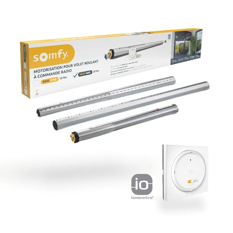 Nouvel Arrivage Kit motorisation radio pour volet roulant RMS 2600 - SOMFY