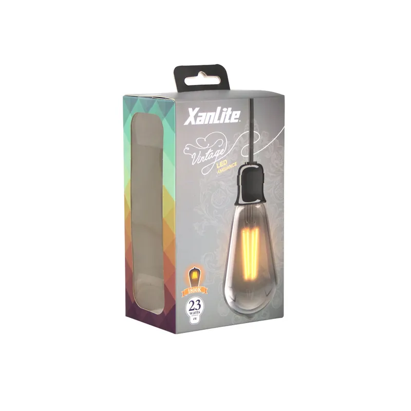 Ampoule Filament LED ST64 Edison 4 W = 230 Lumens blanc chaud XANLITE Meilleur Prix