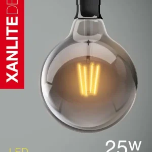 Super Prix Ampoule G125 fumée E27 4 W = 230 Lumens blanc chaud XANLITE