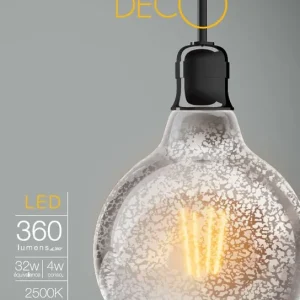 Ampoule Filament Ampoule Filament LED G125 déco antique 4 W = 360 Lumens blanc chaud - XANLITEG125 déco antique 4 W = 360 Lumens XANLITE Meilleure Vente