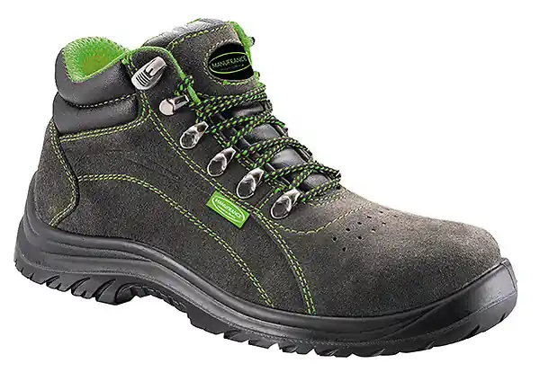 Retour Gratuit Chaussures de sécurité S1P Xaba Nubuck - Gris vert - T42 MANUFRANCE