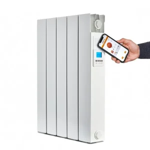Radiateur à inertie sèche Volupta 1500 W blanc UNIVR CHAUFFAGE Jusqu'à Épuisement Des Stocks
