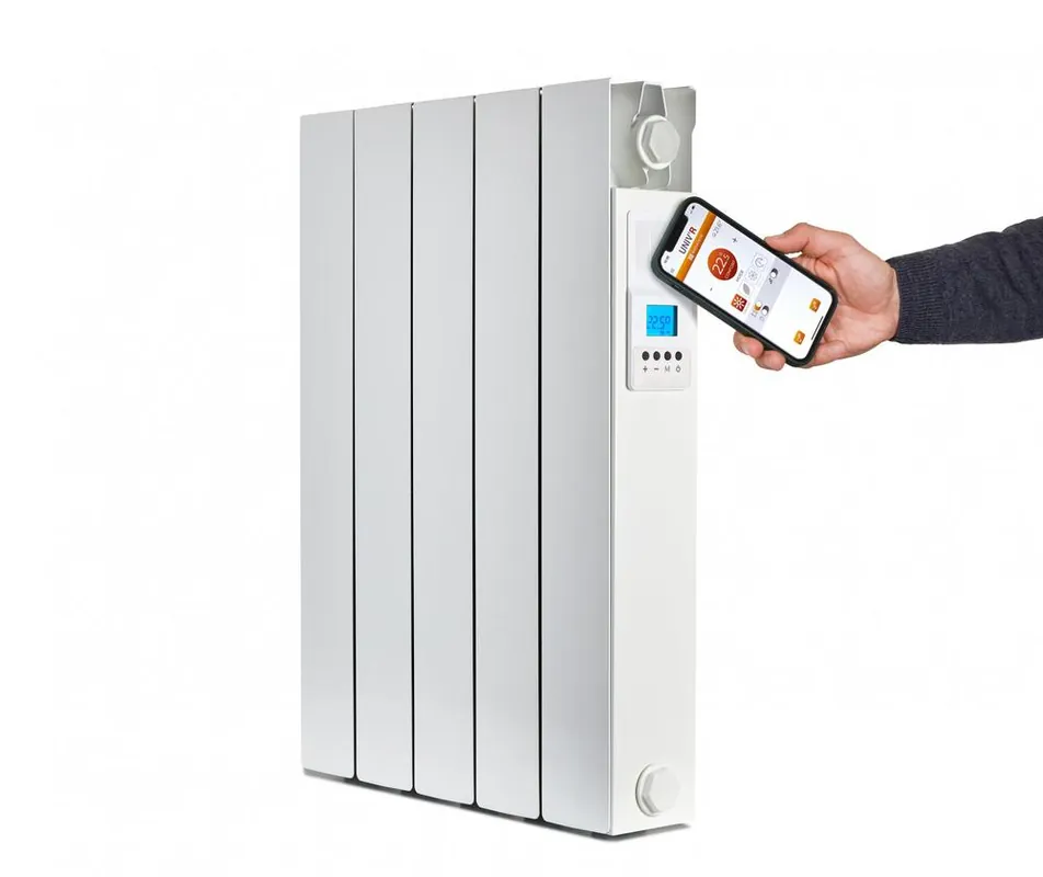 Radiateur à inertie sèche Volupta 1500 W blanc UNIVR CHAUFFAGE Jusqu'à Épuisement Des Stocks