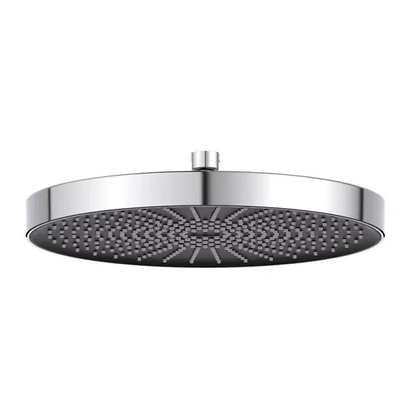 Solde Douche de tête 1 jet ronde, diamètre 30 cm, noir/chrome (SATBSHS81) SWISS AQUA TECHNOLOGIES