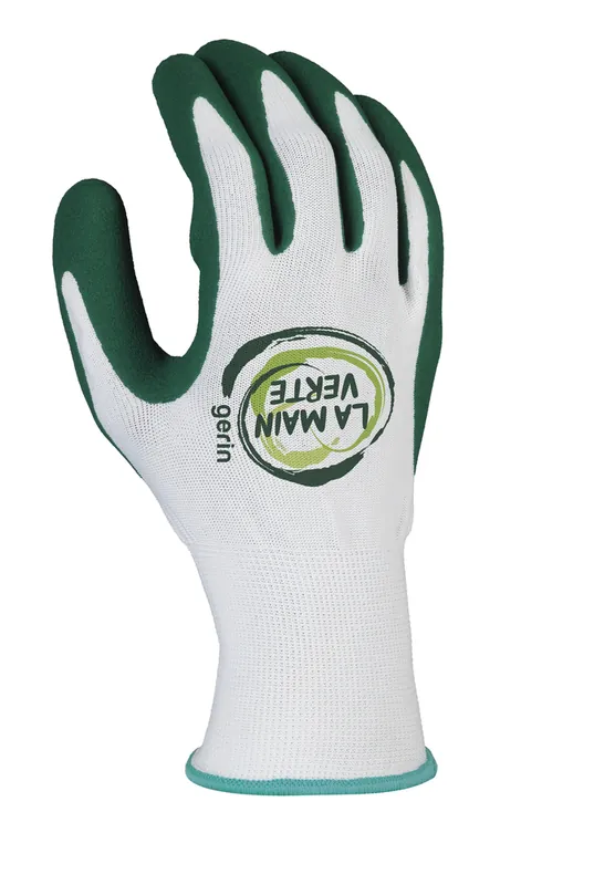 Gants de manutention la main verte taille 7 GERIN Produit De Marque