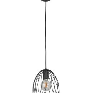 Suspension métal noir E27 60W Ø21 cm SPIRAL - COREP Commander Maintenant