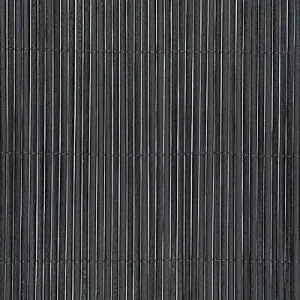 Canisse synthétique imitation osier - Anthracite - 1,5x3m NORTENE Commande En Gros