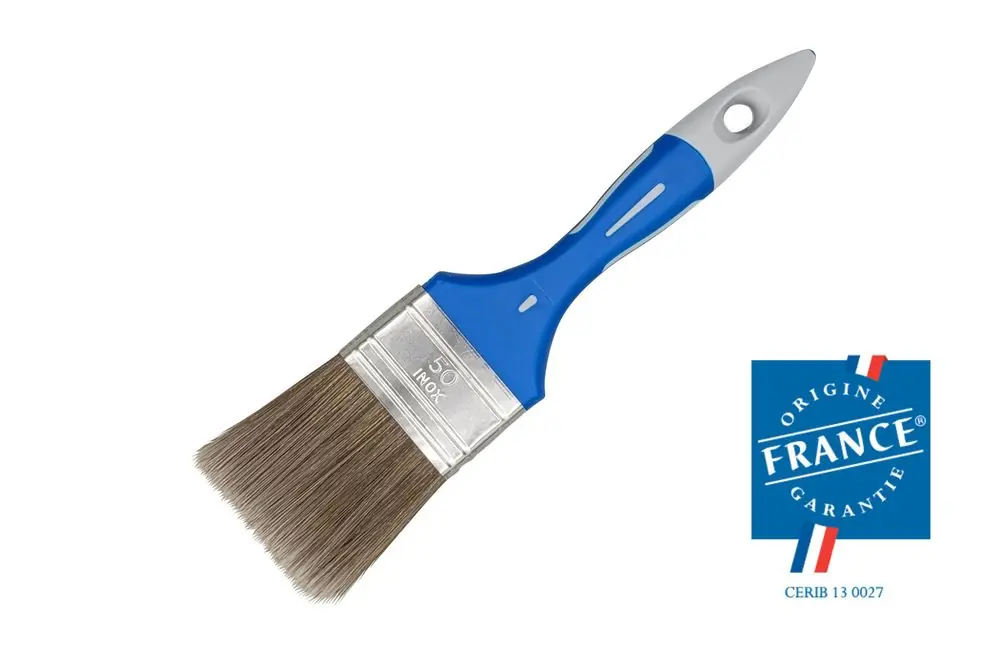Super Prix Pinceau plat bi-matière Spécial Lasure et traitement du bois largeur 50mm SAVY