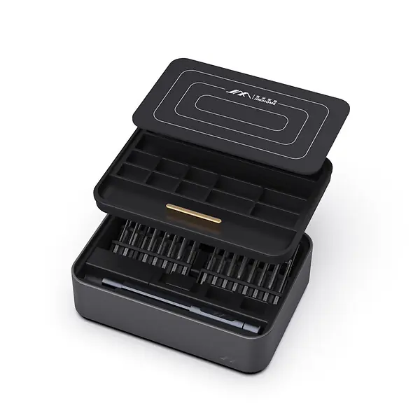 Kit vissage précision 36 pièces - Coffret aluminium - Noir JIMIHOME Livraison Express