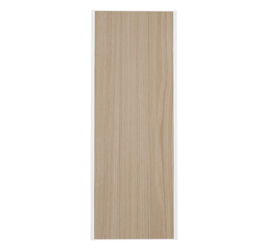Porte de placard Chêne Naturel Profil blanc H 248,5 x L 92,2 cm YNGENIO Expédition Rapide