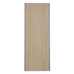 Porte de placard Chêne Naturel Profil gris H 248,5 x L 92,2 cm YNGENIO Haute Qualité