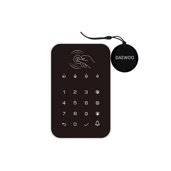 Daewoo - Clavier sans fil WKE301 avec 2 badges RFID - Compatible avec les centrales Touch AM301, Touch XL AM302 et Vigilia Prix Réduit