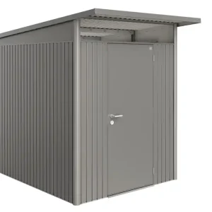 Expédition Rapide Abri de jardin AVANTGARDE A4 GRISQUARTZ 1 porte 5,71m2 BIOHORT Livraison à domicile incluse