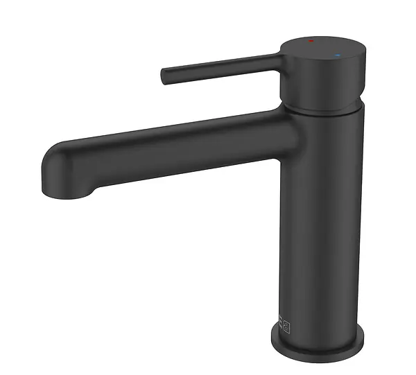 Robinet de Lavabo LUMIO Noir - Faible débit 5 L/min ESSEBAGNO Petit Prix
