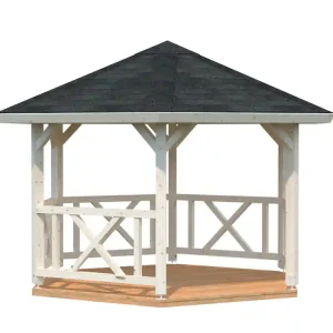 Kiosque de jardin en bois Betty - 9,9 m² intérieur - Livraison à domicile incluse - PALMAKO Offre Exclusive