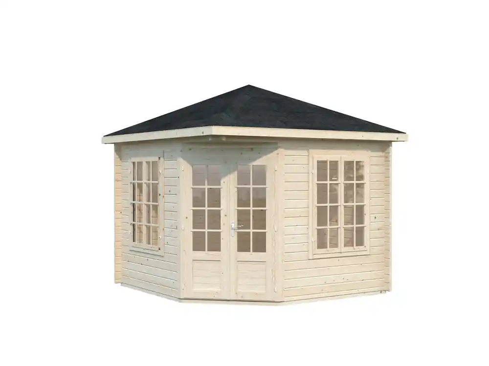 Abri de jardin en bois Melanie - ép.44mm - 10,4 m² hors-tout - Livraison à domicile incluse - PALMAKO Retour Gratuit
