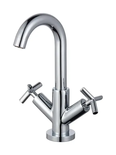 Mélangeur lavabo chromé - Laiton zinc - Essekross - Bec 360° ESSEBAGNO Pas Cher