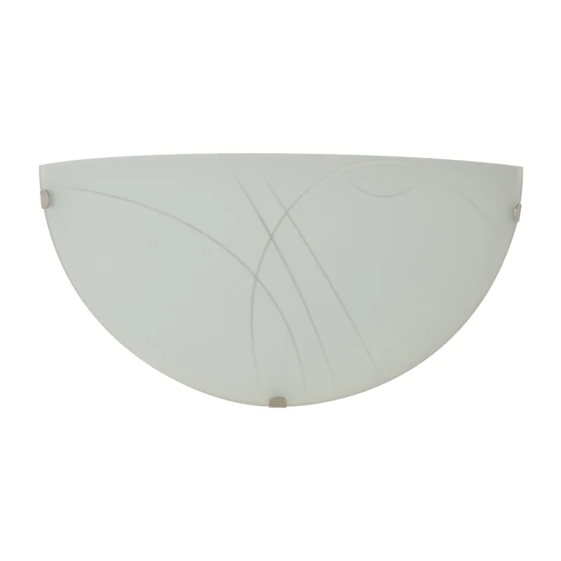 Applique NELLA verre blanc IP20 E27 60W COREP Paiement Sécurisé