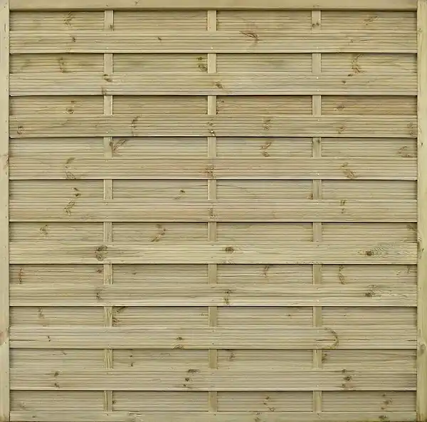 Pas Cher Panneau de clôture Fetiche Pin - Marron - H.180xL.180cm CERLAND