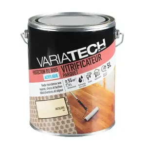 Prix Bas Vitrificateur parquet incolore mat - 5L VARIATECH