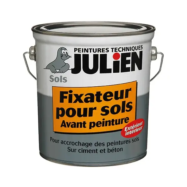 Expédié Aujourd'hui Fixateur pour sols avant peinture incolore - 2,5L JULIEN