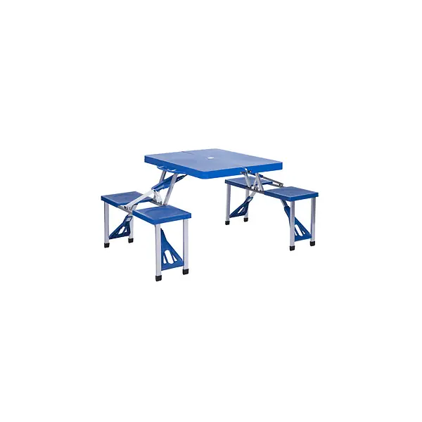 Quantité Limitée Table de camping - 4 personnes - Avec banc inclus KINGCAMP