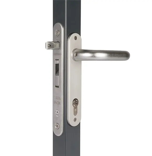 Must-Have Serrure à encastrer FORTYLOCK tout en inox 20mm pour profil 40mm - LOCINOX - P00007978