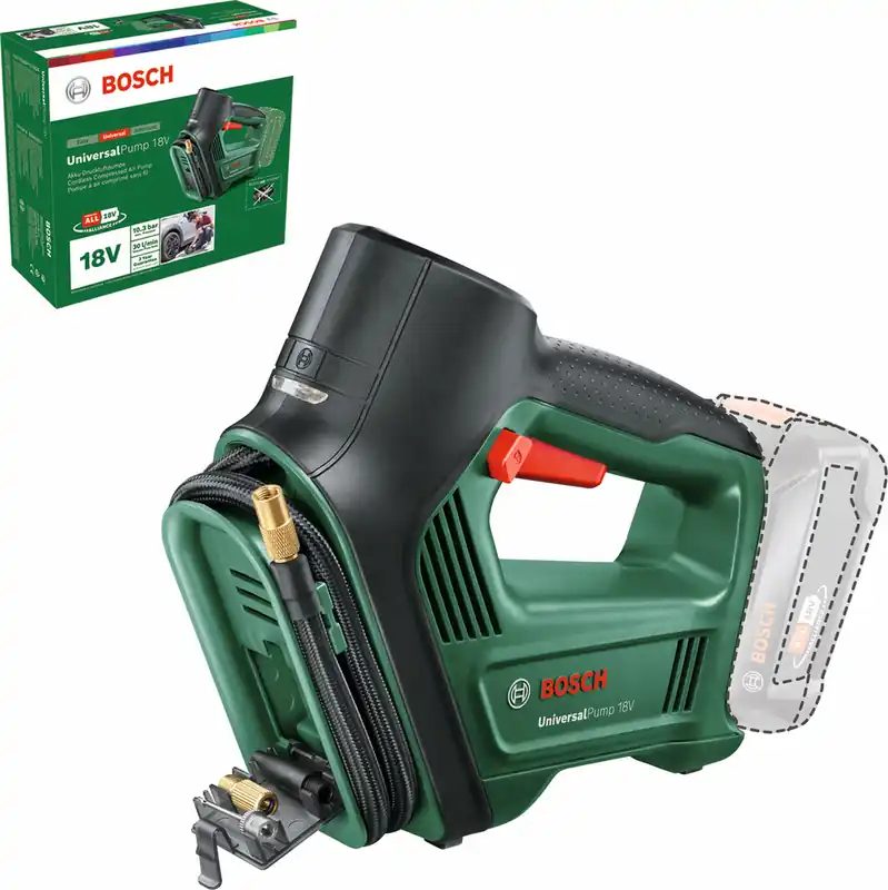 Gonfleur universel sans fil 18V UniversalPump - BOSCH Commander Vite