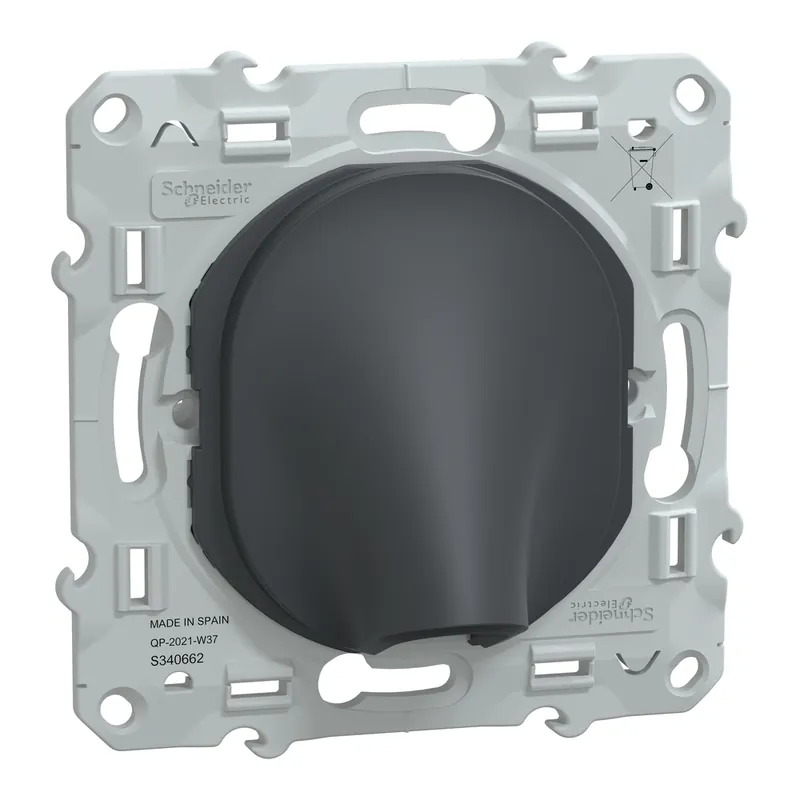 Sortie de câble anthracite - Ovalis SCHNEIDER ELECTRIC Réduction