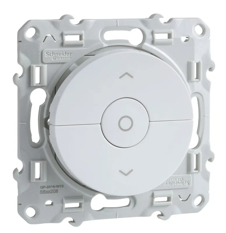 Meilleure Vente Interrupteur volet roulant 3 boutons blanc - Odace 2011 SCHNEIDER ELECTRIC