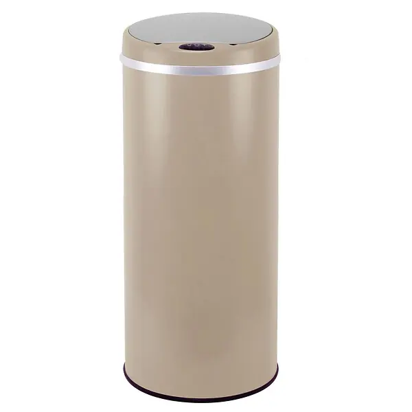 Meilleur Prix Poubelle automatique inox SOHO taupe 42L KITCHEN MOVE