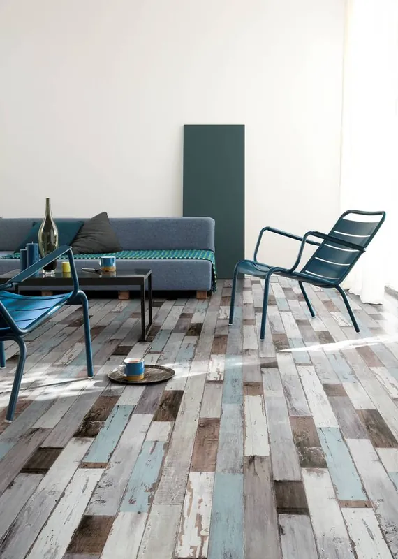 Sol PVC décor bois vieilli Fisherman Ocean rouleau largeur 4m vendu au m² GERFLOR Vente Directe