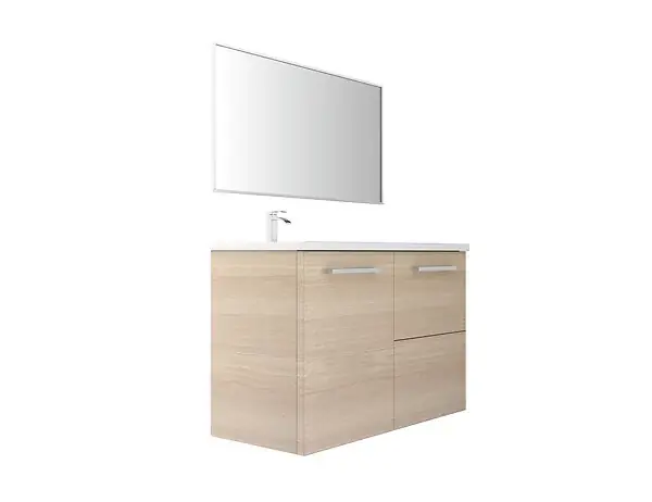 Set de 2 tiroirs MDF - Chêne clair - l50xP45cm VIF Offre Exclusive