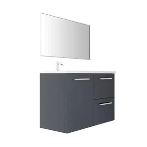 Paiement Sécurisé Kit de 2 tiroirs en MDF - Gris foncé - l50xP45cm VIF