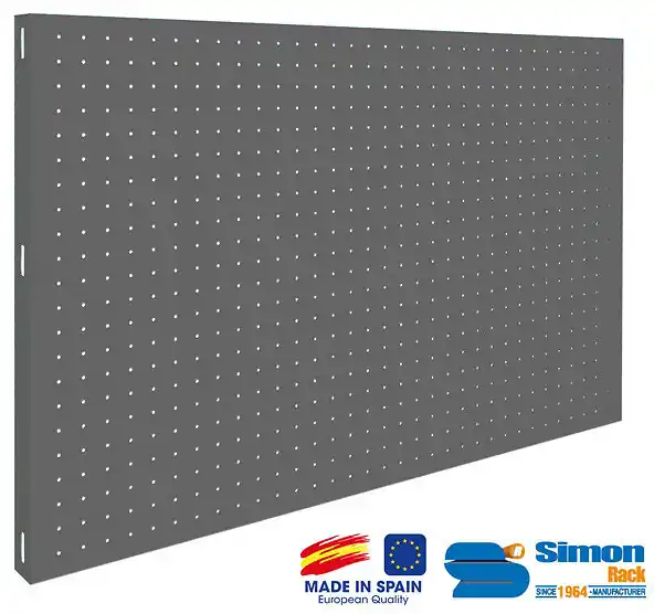 SimonRack - Panneau mural de rangement 900x400mm Gris foncé - PANELCLICK 900x400 Simon Rack Must-Have