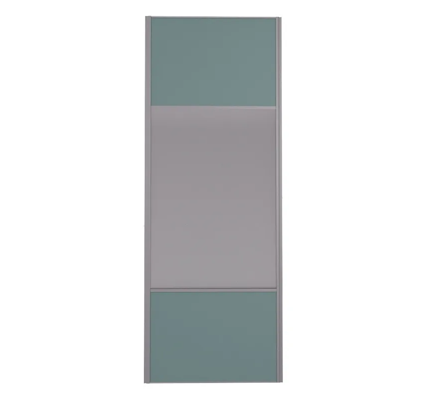 Commander Maintenant Porte de placard Miroir et Opale Profil gris H 248,5 x L 62,2 cm YNGENIO