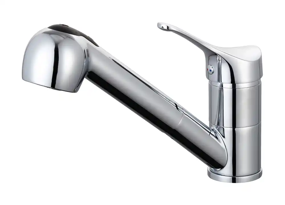 Robinet de cuisine avec douchette Chrome Target 40 - ESSEBAGNO Expédié Aujourd'hui