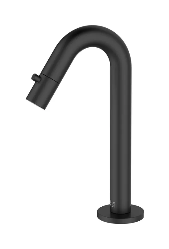Satisfait Ou Remboursé Robinet lave main eau froide Noir Indus - ESSEBAGNO
