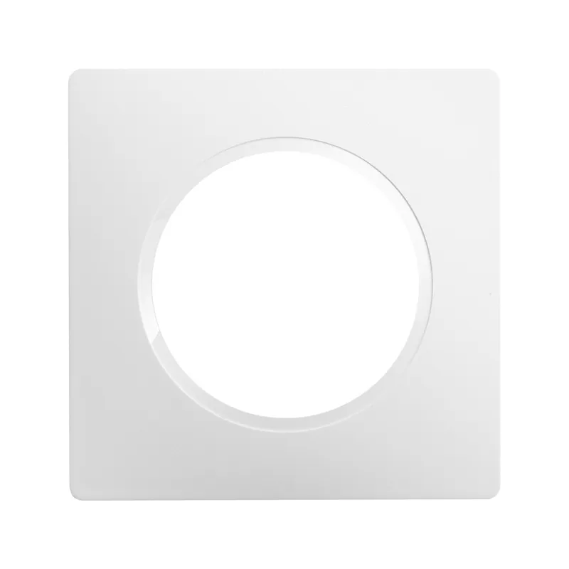 Plaque de finition 1 poste blanc - Casual Evo DEBFLEX Satisfait Ou Remboursé