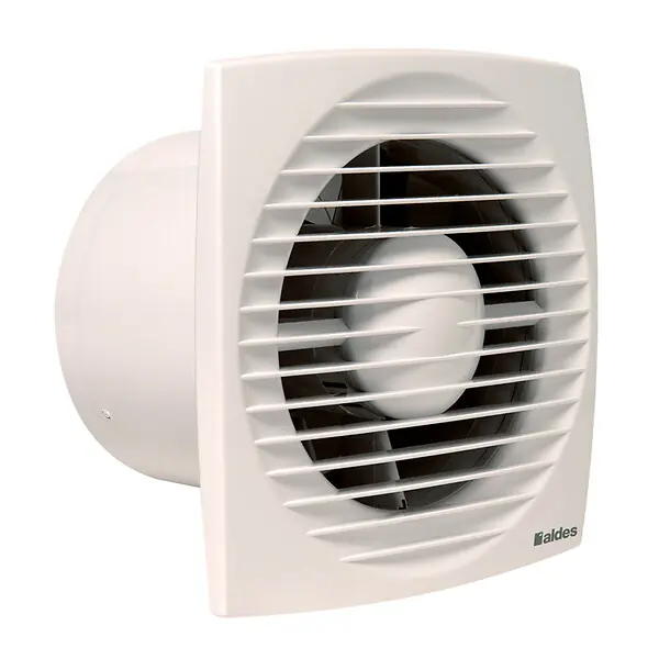 Extracteur DESIGN 100 - 5,6W - 70m3/h - 26dB - Blanc ALDES Nouvel Arrivage