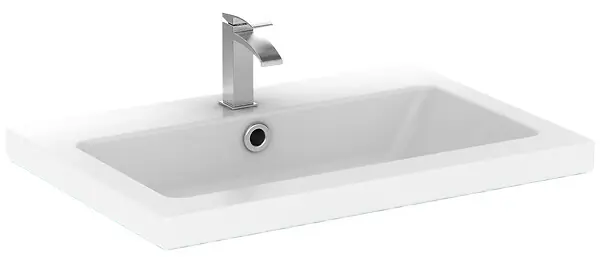 Top Vente Vasque à encastrer - Résine - Blanc - 35x50cm VIF