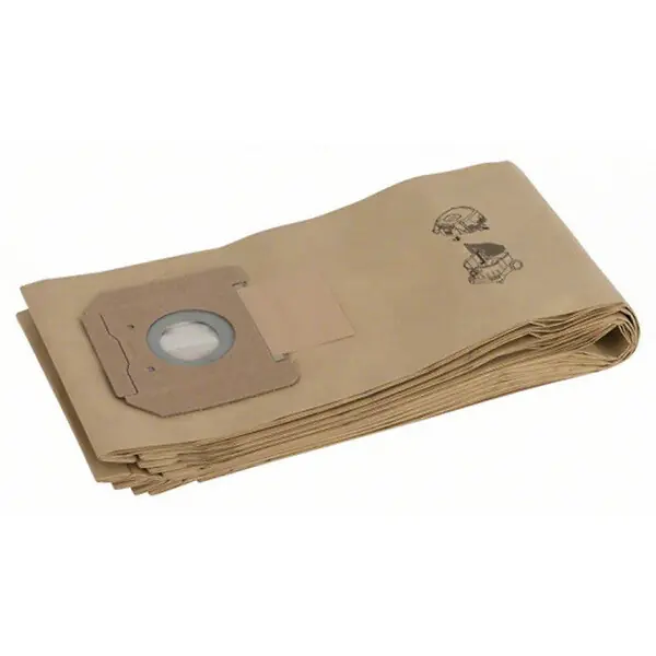 Paiement Sécurisé Lot de 5 sac-filtres en papier BOSCH 2607432036 - Pour GAS 55 M AFC