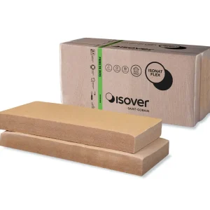 Prix Choc Panneau en fibre de bois Isonat Flex 40 - Épaisseur 40 mm - l. 0,60 x L.1,22 m ISOVER
